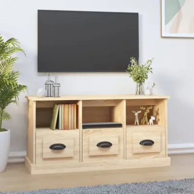 The Living Store TV omarica sonoma hrast 100x35x50 cm inženirski les - TV Omarica