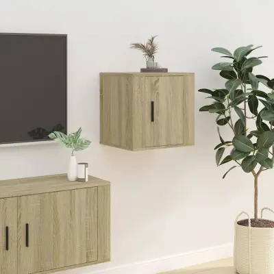 The Living Store Stenska TV omarica sonoma hrast 40x34,5x40 cm - Stenska TV Omarica