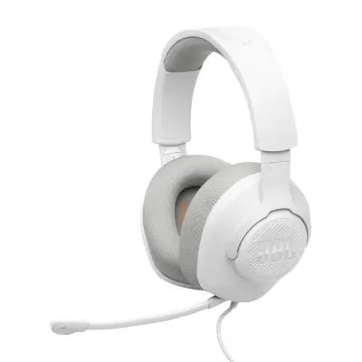 JBL Quantum 100 M2 bele naglavne slušalke