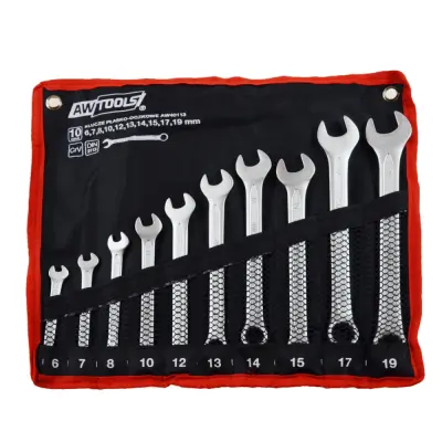 Awtools Flat-Ohn Keys Set 10el. 6,7,8,10,12,13,14,15,17,19 mm