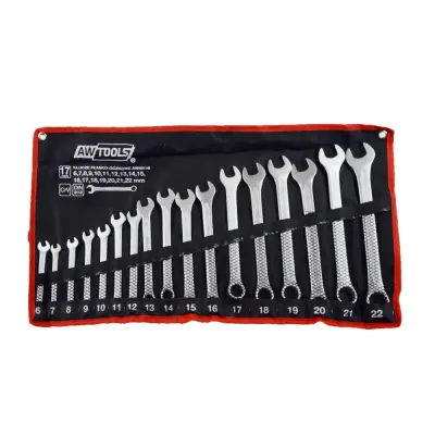 Awtools Flat-Ohn Keys 17el. 6,7,8,9,10,12,13,14,15,16,17,18,19,20,21,22 mm