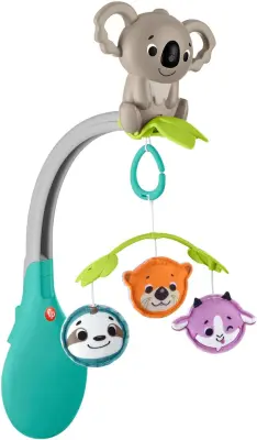 Fisher-Price - Mobilna igrača za otroški voziček 3 v 1 (HGB90)