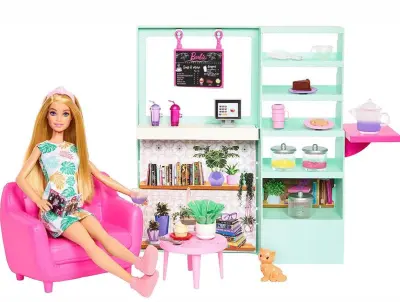 Mattel Barbie: Wellness - Ljubka kavarna &#39;N&#39; Cozy (HKT94)