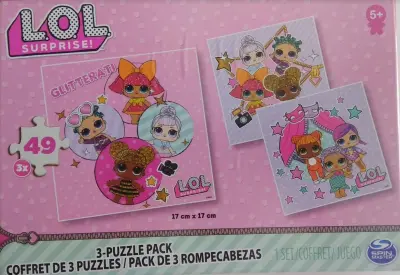 Spin Master L.O.L. Presenečenje! Paket 3 sestavljank (49 kosov x3) (20114661)