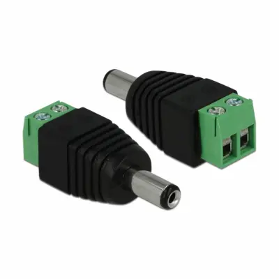 Delock konektor DC 2,1/5,5mm vtikač za hitri priklop 65396