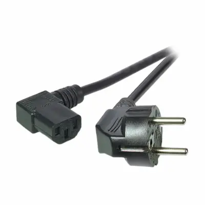 EFB napajalni kabel 220V EURO 2m kotni črn