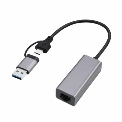 Cablexpert pretvornik USB 3.1 TipA/TipC Mrežni UTP 2.5G  A-USB3AC-LAN2G-01