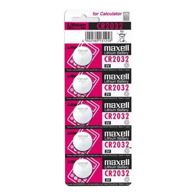 MAXELL LITIJSKA BATERIJA CR2032 3V 5UDS
