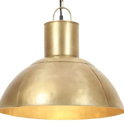 The Living Store Viseča svetilka 25 W medeninasta okrogla 48 cm E27 - Viseča Svetilka