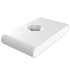 Elight T1 Wall Fix dvojna projekcijska LED 1W baterijska svetilka 2700K s senzorjem gibanja/mraka USB-C bela
