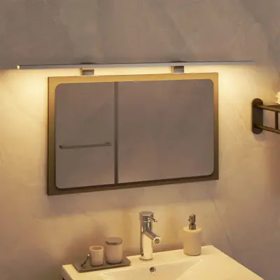 The Living Store LED svetilka za ogledalo 13 W toplo bela 80 cm 3000 K - LED Luč Za Ogledalo