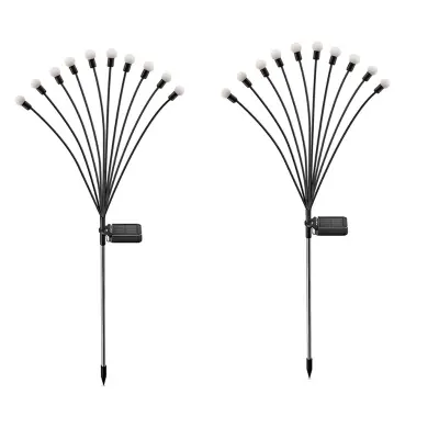 Solarne luči Firefly - 10 toplo belih LED diod - N1310X3-1 Black