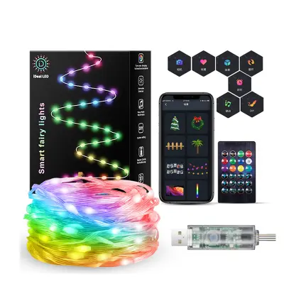 Nizke LED luči z nadzorom aplikacije in spreminjanjem barv RGB  2000x1x1 cm