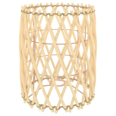 vidaXL Senčilo za svetilko Ø23x28 cm pleteno