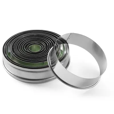 Gladek okrogel modelček za piškote, premer. 19 - 112 mm Hendi 673416