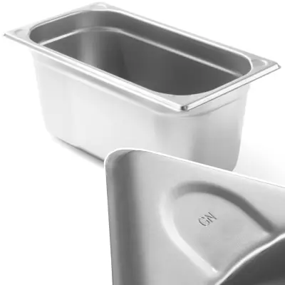 Kitchen Line GN 1/3 jeklena posoda, višina 150 mm - Hendi 806449