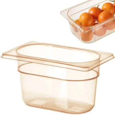 Grilamid GN posoda za visoke temperature GN 1/9 višina 65 mm - Hendi 869789