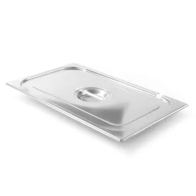 Jeklen pokrov za GN Kitchen Line z izrezom za zajemalko GN 1/1 - Hendi 806913