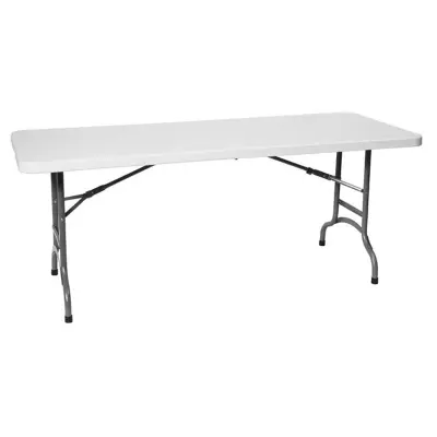 Zložljiva gostinska miza bela 152x70cm do 150kg - Hendi 810927