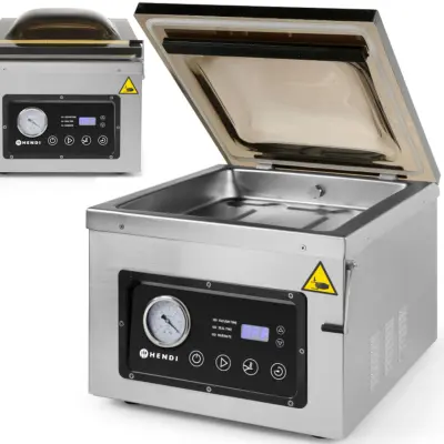Komorni vakumski pakirni stroj z oljno črpalko 300mm 950W PROFI LINE 300 Hendi 201435