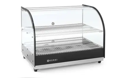 Grelna vitrina za razstavljanje tople hrane 2 x GN1/1 400W - Hendi 273999