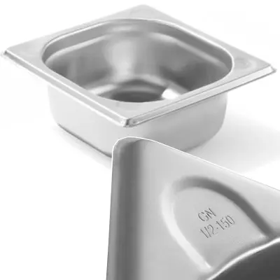 Kitchen Line GN 1/6 jeklena posoda, višina 65 mm - Hendi 806623