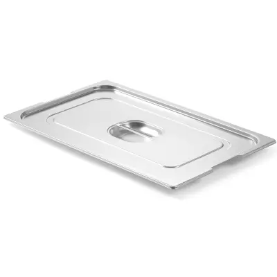 Pokrov za posodo GN Profi Line z izrezom za ročaje GN1/2 265x325mm nerjaveče jeklo - Hendi 804223