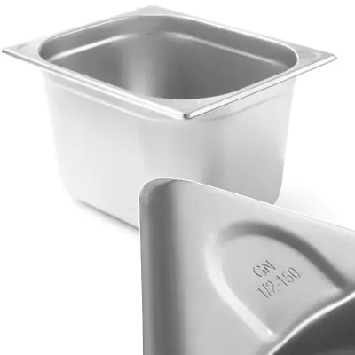 Kitchen Line GN 1/2 jeklena posoda, višina 150 mm - Hendi 806340