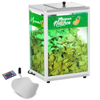 Osvetljen grelnik za nachos, pokovko in arašide LED 100W Royal Catering RCNW-1L