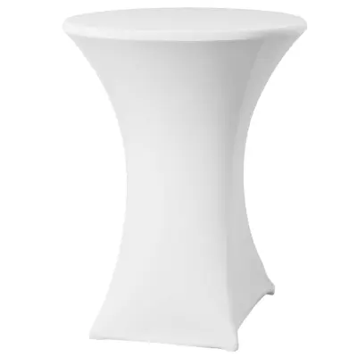 Okrogel gostinski prt Symposium dia. 70 cm - bela