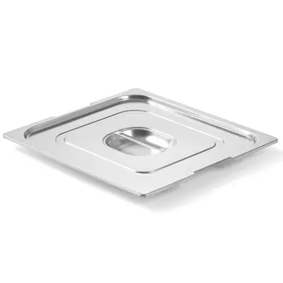 Pokrov za posodo GN Profi Line z izrezom za ročaje GN2/3 354x325mm nerjaveče jeklo - Hendi 804216