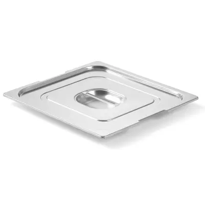Pokrov za posodo GN Profi Line z izrezom za ročaje GN1/6 176x162mm nerjaveče jeklo - Hendi 804254