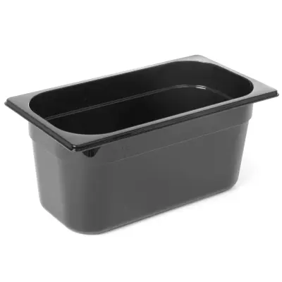 Črna polikarbonatna posoda GN 1/3 višina 150 mm - Hendi 862513