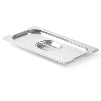 Pokrov za posodo GN Profi Line z izrezom za ročaje GN1/3 325x176mm nerjaveče jeklo - Hendi 804230