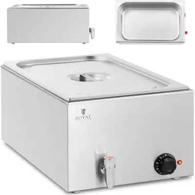 Bain-marie električni grelec s pipo GN 1/1 600 W