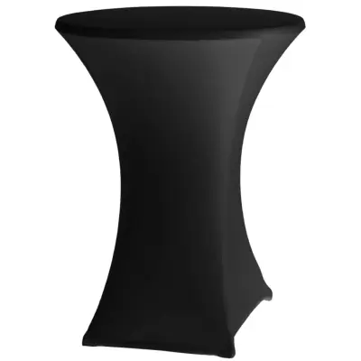 Okrogel gostinski prt Symposium dia. 70cm - črna