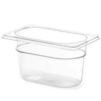Transparentna GN polikarbonatna posoda GN 1/9 višina 65 mm - Hendi 861837