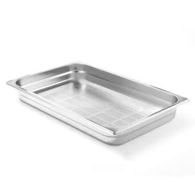 Perforirana GN posoda, nerjaveče jeklo GN1/1 530x325 mm, višina 150 mm - Hendi 802212