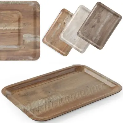 Servirni pladenj laminiran les 430 x 330 mm - Hendi 508879