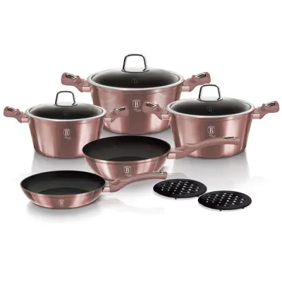 SET LONČKOV 10 ELEMENT BERLINGER HAUS KOVINSKI i-ROSE BH-6043