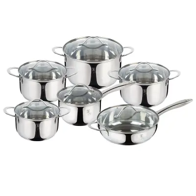 SET JEKLENIH LONČKOV 12 ELEMENTOV BERLINGER HAUS SREBRNI NAKIT BH-6661