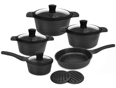 SET LONČKOV ZA PREMAZOVANJE MARMOR. 11 EL. ZILNER ZL-8513