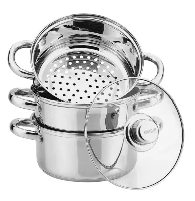 LONCI ZA KUHANJE NA PARI 7L 4 ELEMENTI 20CM KINGHOFF KH-3321