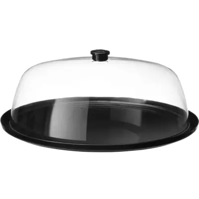 Okrogel bifejski pladenj s pokrovom, premer. 350 mm - Hendi 203576
