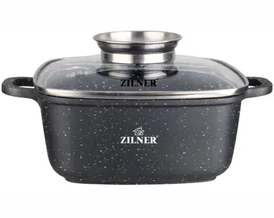 LONEC z MARMORNO OBLOGO 3,5L 22cm Pekač ZILNER ZL- 9009
