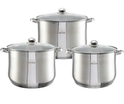 SET 3 GASTRONOMSKIH LONČKOV 16 20 23L ZILNER ZL-7352