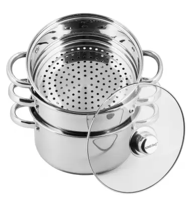 LONCI ZA KUHANJE NA PARI 4 ELE/22CM KiNGHOFF KH-3328