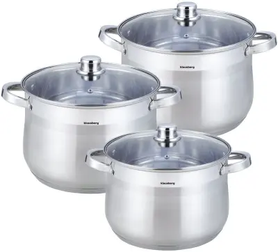 GASTRO LONCI 6 ELEMENTOV 10,7L+13L+16L KLAUSBERG LONEC KB-7178