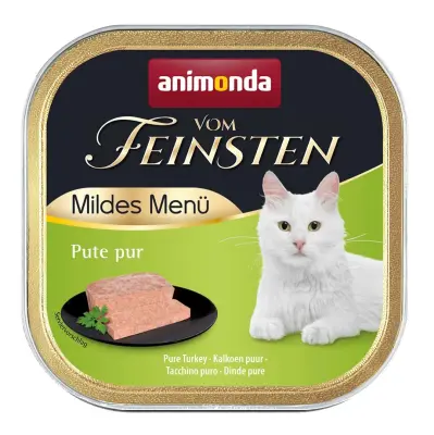 ANIMONDA Vom Feinsten Mildes Menu Pute pur - mokra mačja hrana - 100 g