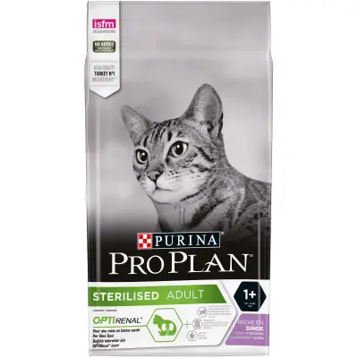 PURINA PRO PLAN Sterilized Optirenal bogata s puranom - suha mačja hrana - 10kg